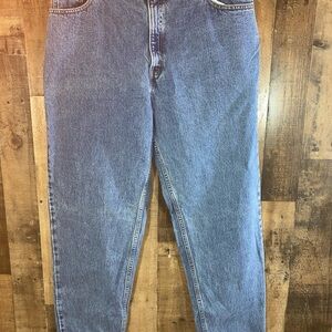 Vintage Levi’s 550 Relaxed Fit Tapered Leg Denim Blue Jeans Women Size 16 MIS L